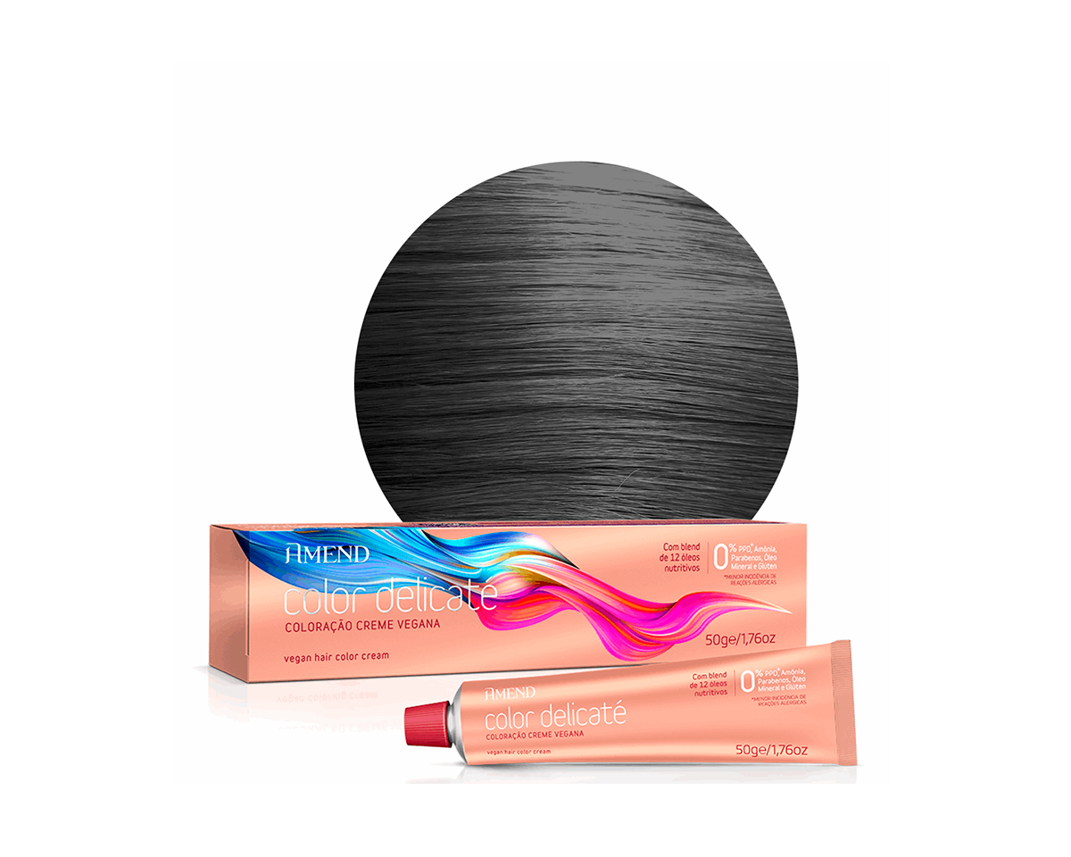 Amend Color Delicaté 0.1 Cinza Intensificador - 50g