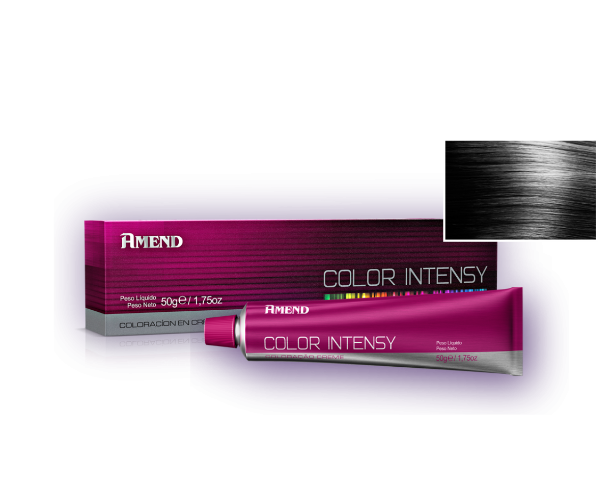 Hair Color 1.0 Black Color Intensy Amend - 50g