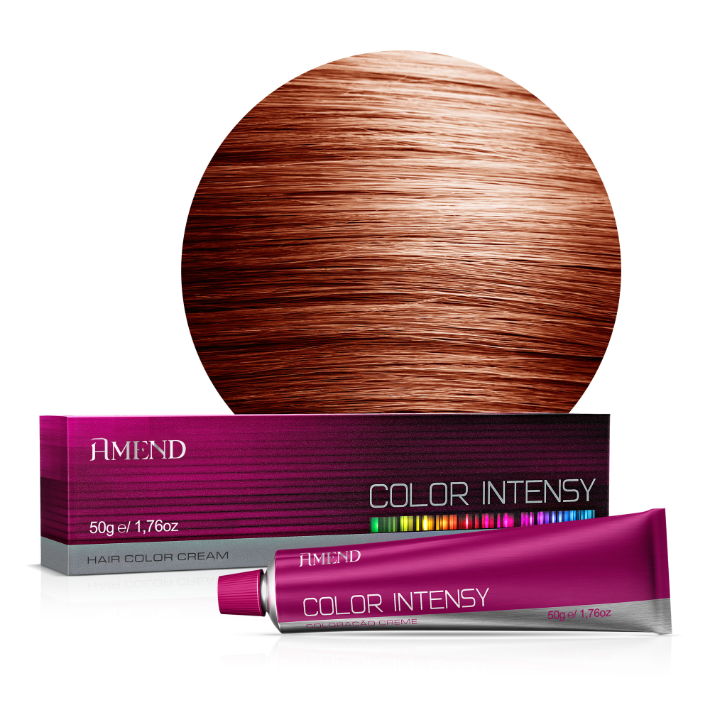 Coloración 7.43 Rubio Medio Cobrizo Dorado Amend Color Intensy 50G