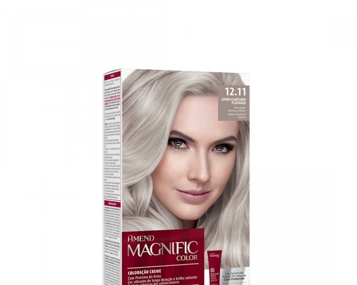 Coloring Cream 12.11 Very Light Platinum Blond Magnific Color Amend – Kit