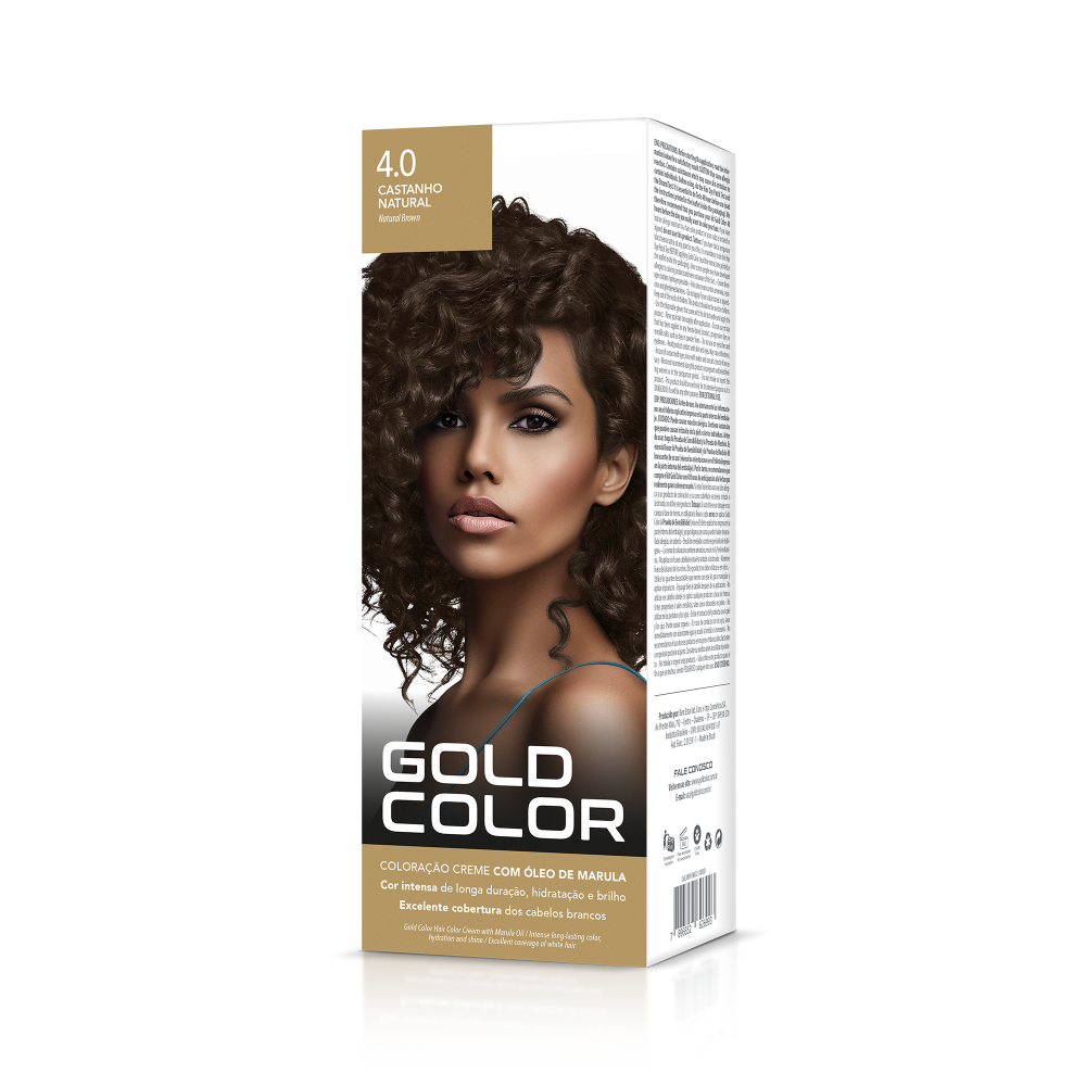 COLORACIÓN CREMA 4.0 Castaño natural GOLD COLOR