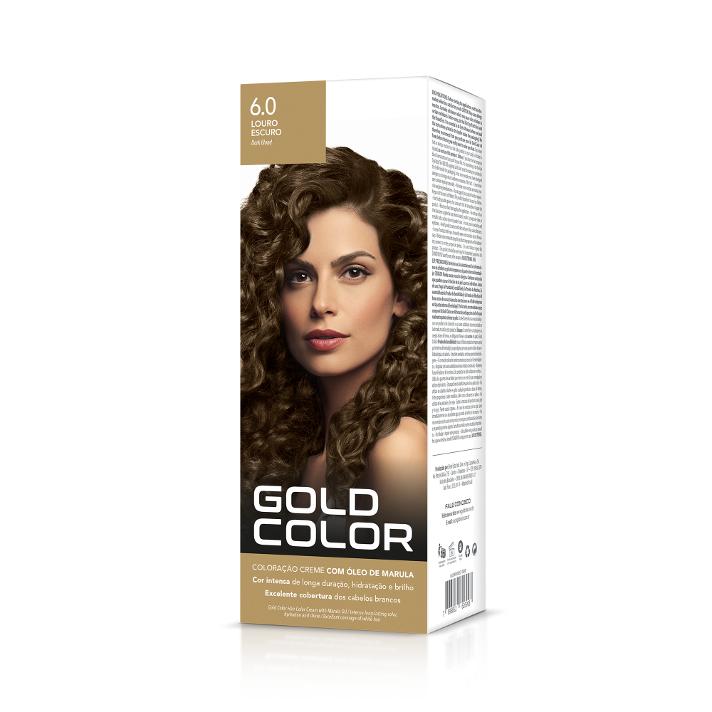 COLORACIÓN CREMA 6.0 Rubio claro GOLD COLOR