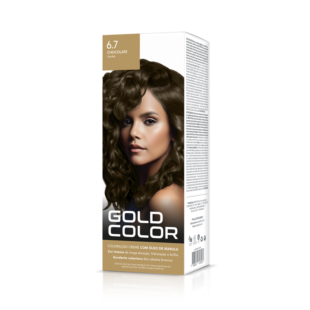 COLORACIÓN CREMA 6.7 Chocolate GOLD COLOR