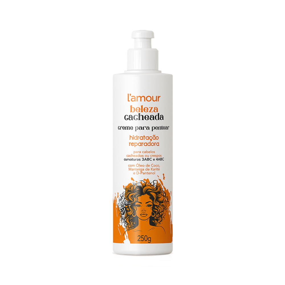 Hidratação Reparadora L’Amour Beleza Cacheada Detangler 250ml