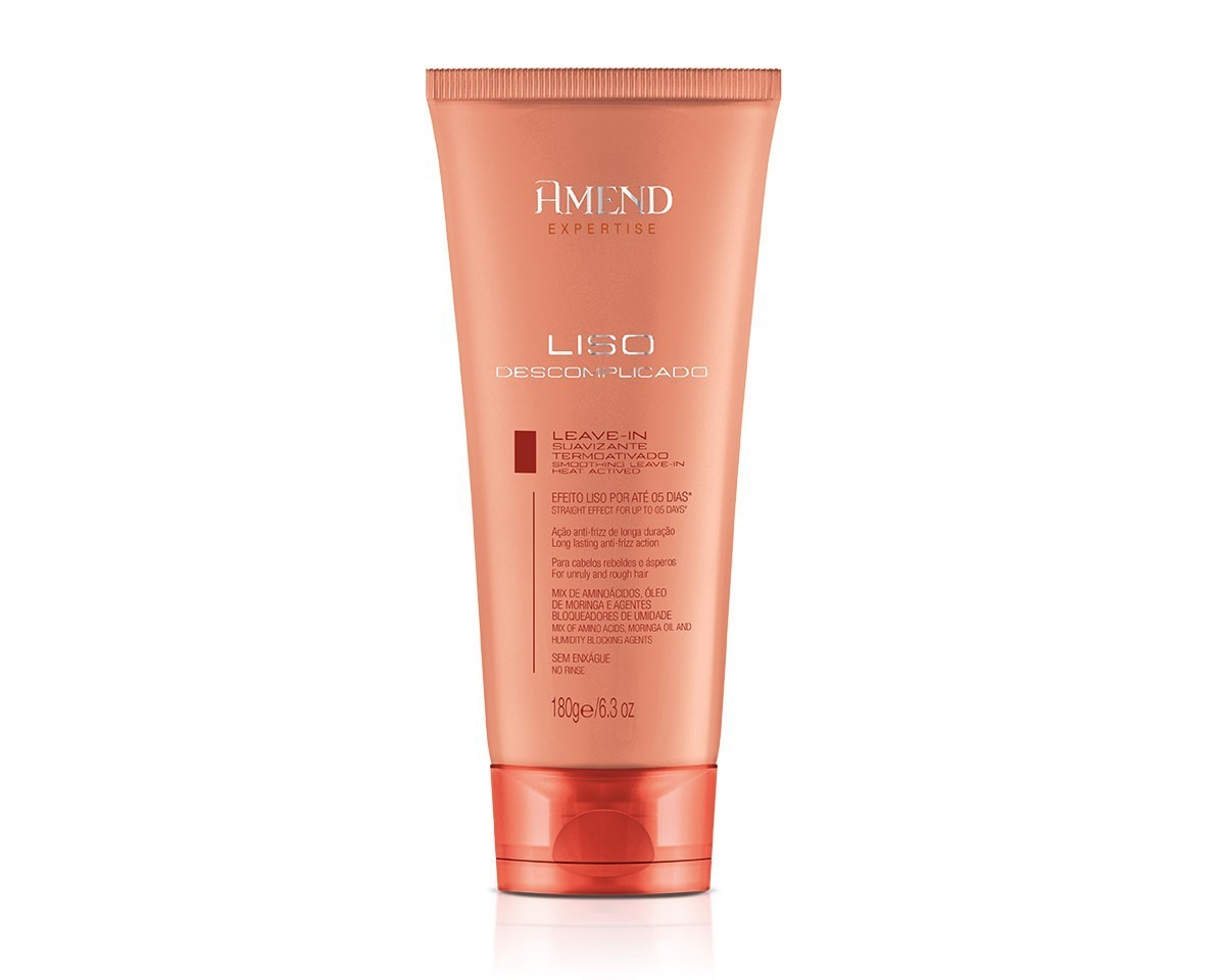 Amend Expertise Liso Descomplicado Smoothing Leave-In Heat Activated 180G