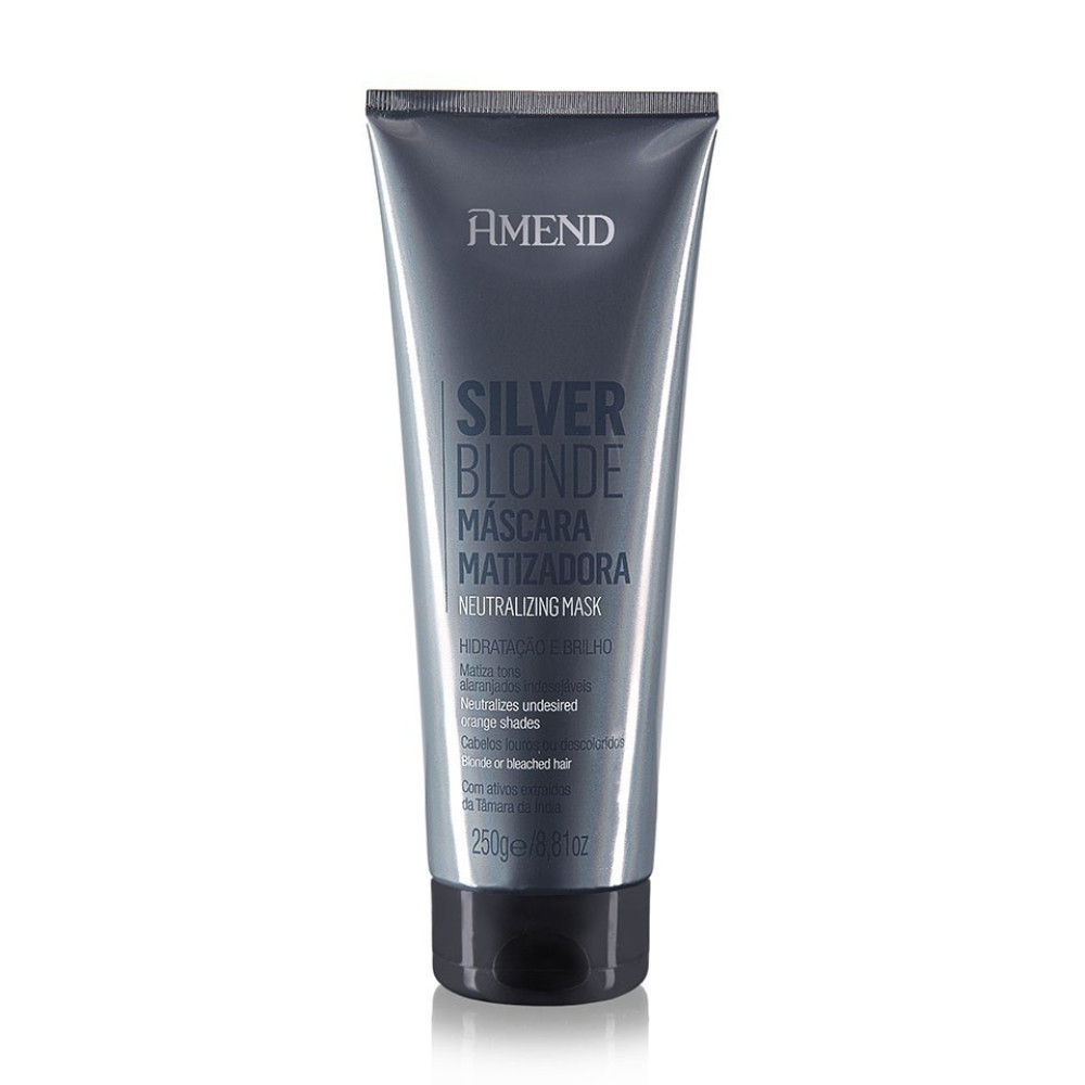 Mascarilla Matizadora Amend Silver Blonde 250 g