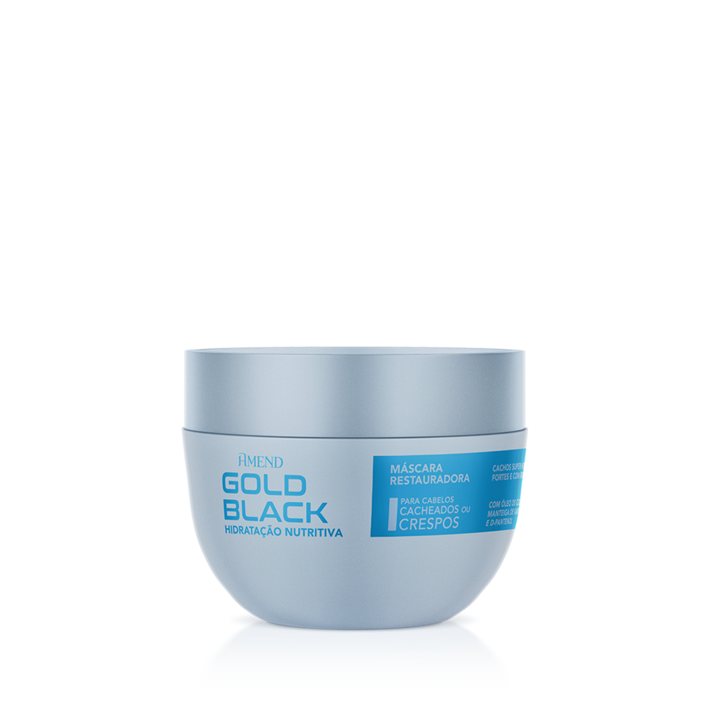 Amend Gold Black Hidratação Nutritiva Restorative Mask 250ml