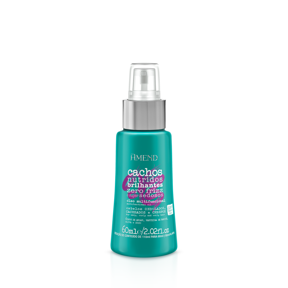Aceite Multifuncional para Cabellos Rizados Amend Cachos 60ml
