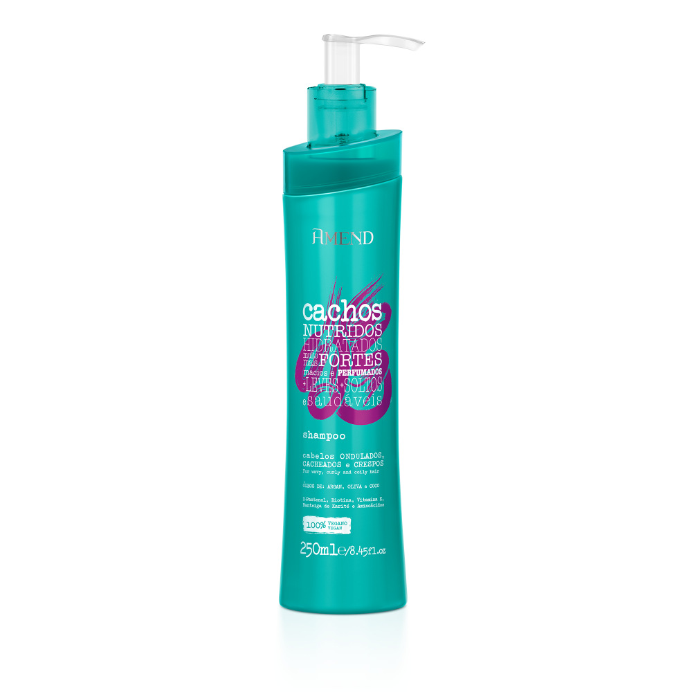 Shampoo para Cabelos Cacheados Amend Cachos 250ml